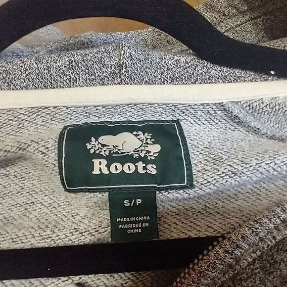 COPY - Roots Light Gray Unisex Full Zip Soft Fleece Hoodie (S/P) - Picture 3 of 10